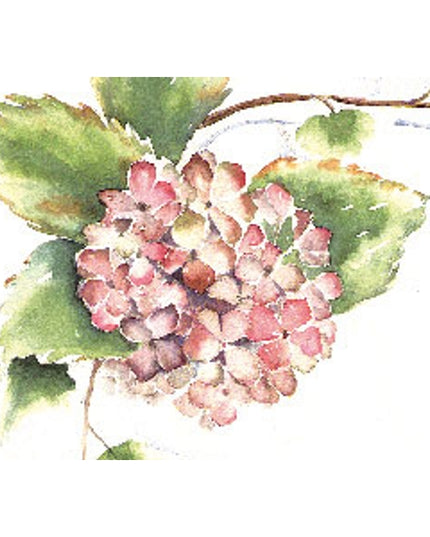 Wenskaart hortensia klimop