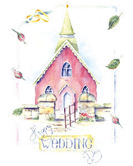 Wenskaart happy wedding day