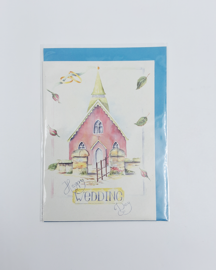 Wenskaart happy wedding day
