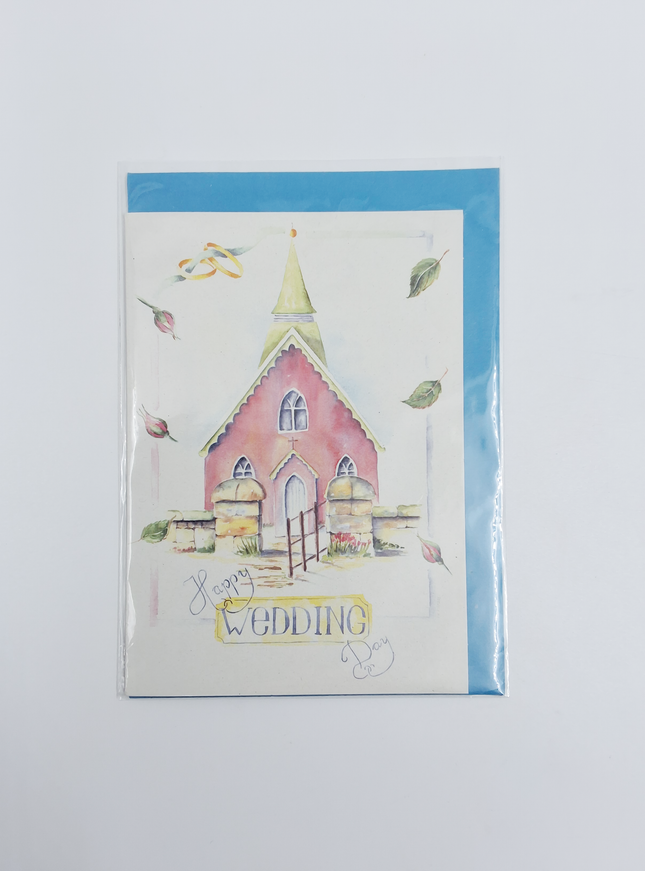 Wenskaart happy wedding day