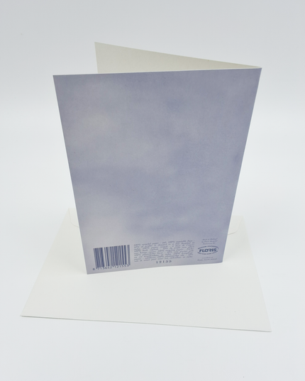 Wenskaart twee zwanen