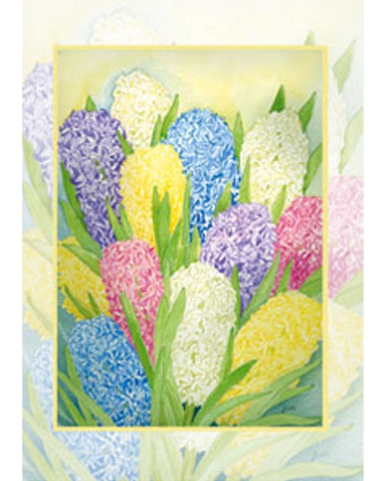 Wenskaart hyacinten