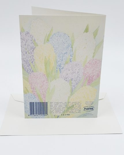 Wenskaart hyacinten