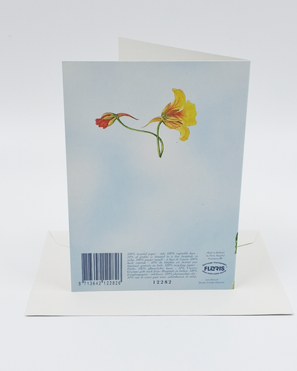 Wenskaart Oost Indische kers Froukje