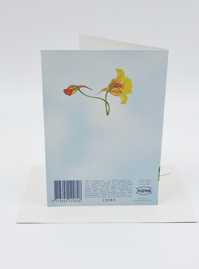 Wenskaart Oost Indische kers Froukje