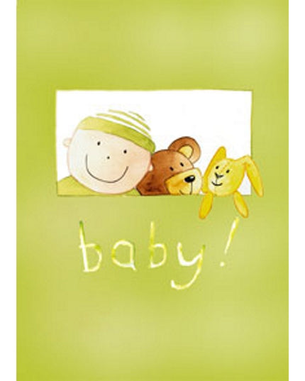 Wenskaart geboorte baby