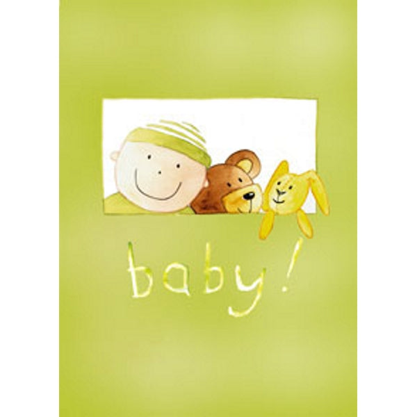 Wenskaart geboorte baby