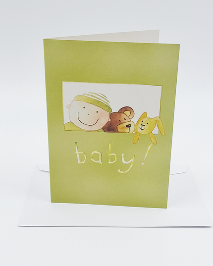 Wenskaart geboorte baby