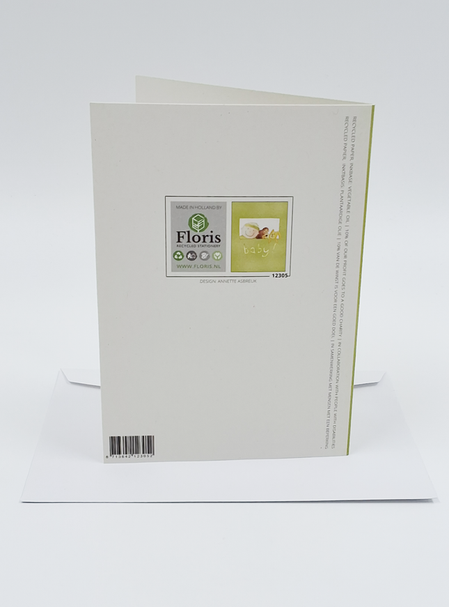 Wenskaart geboorte baby