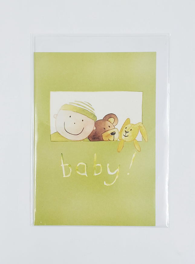 Wenskaart geboorte baby
