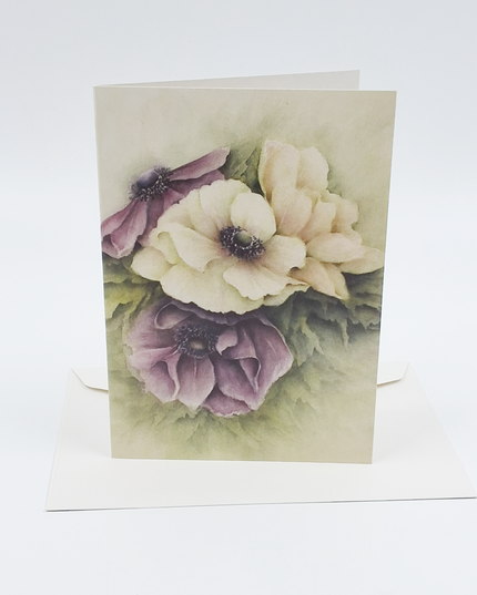 Wenskaart anemonen Muriël