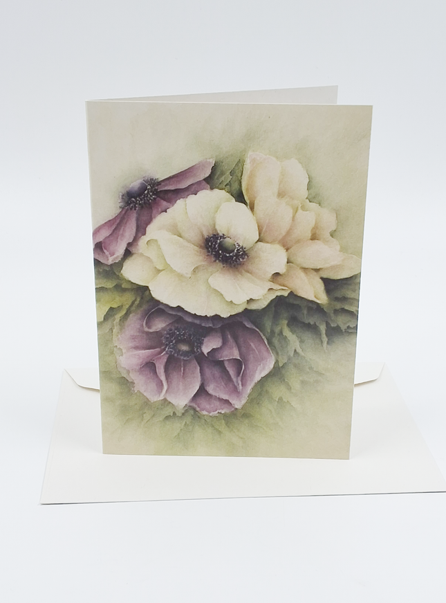 Wenskaart anemonen Muriël