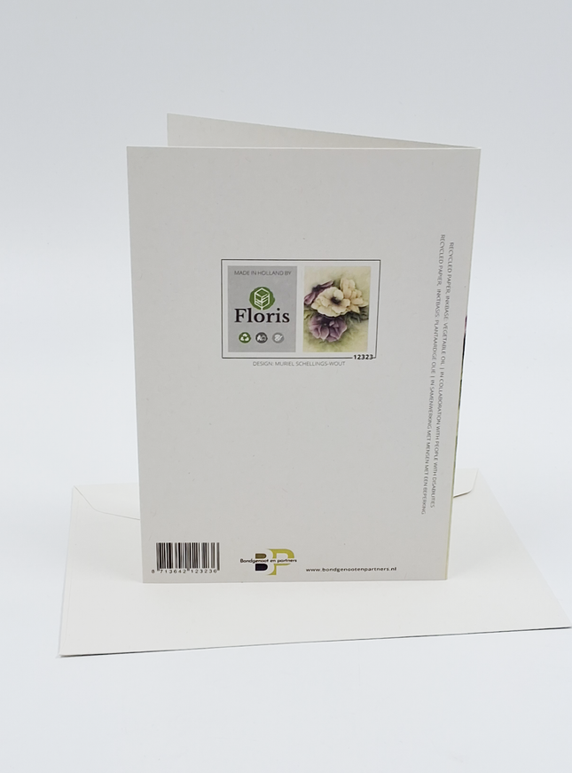 Wenskaart anemonen Muriël