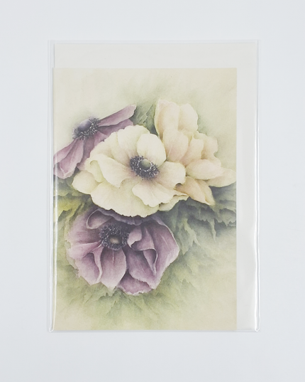Wenskaart anemonen Muriël