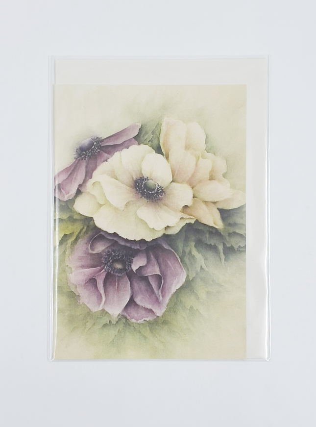 Wenskaart anemonen Muriël