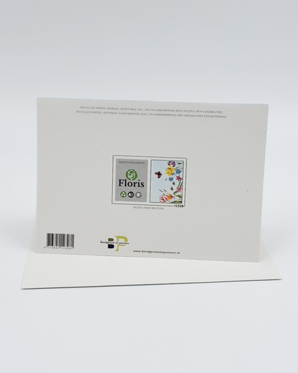 Wenskaart gemengde bloemen 2