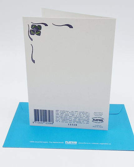 Wenskaart ooievaar geboorte boy