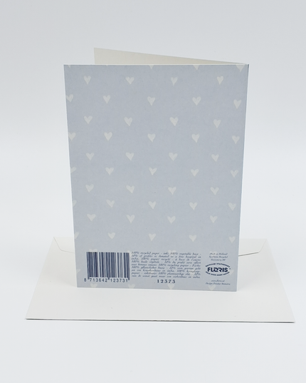 Wenskaart patchwork geboorte zoon