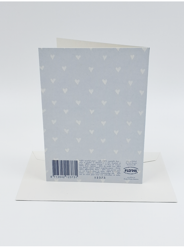 Patchwork birth son greeting card