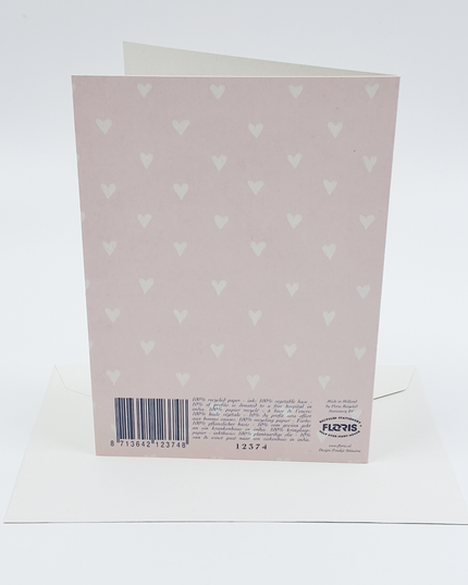 Wenskaart patchwork geboorte dochter