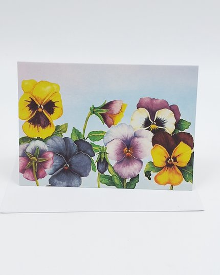 Wenskaart violen Muriël