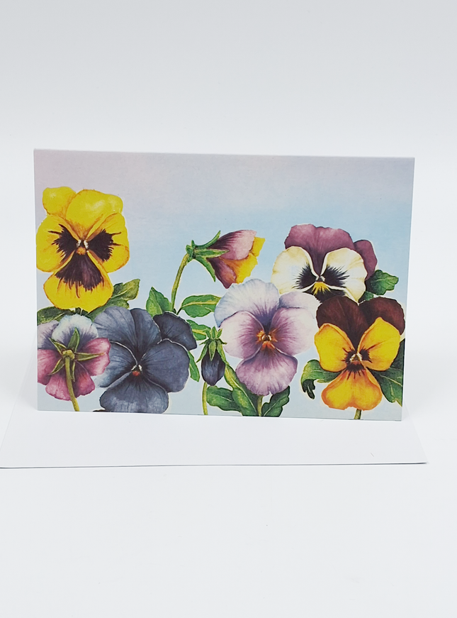 Wenskaart violen Muriël