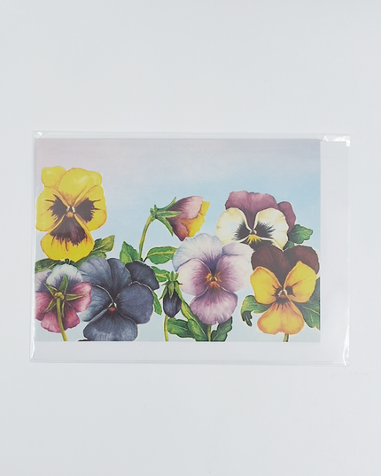 Wenskaart violen Muriël