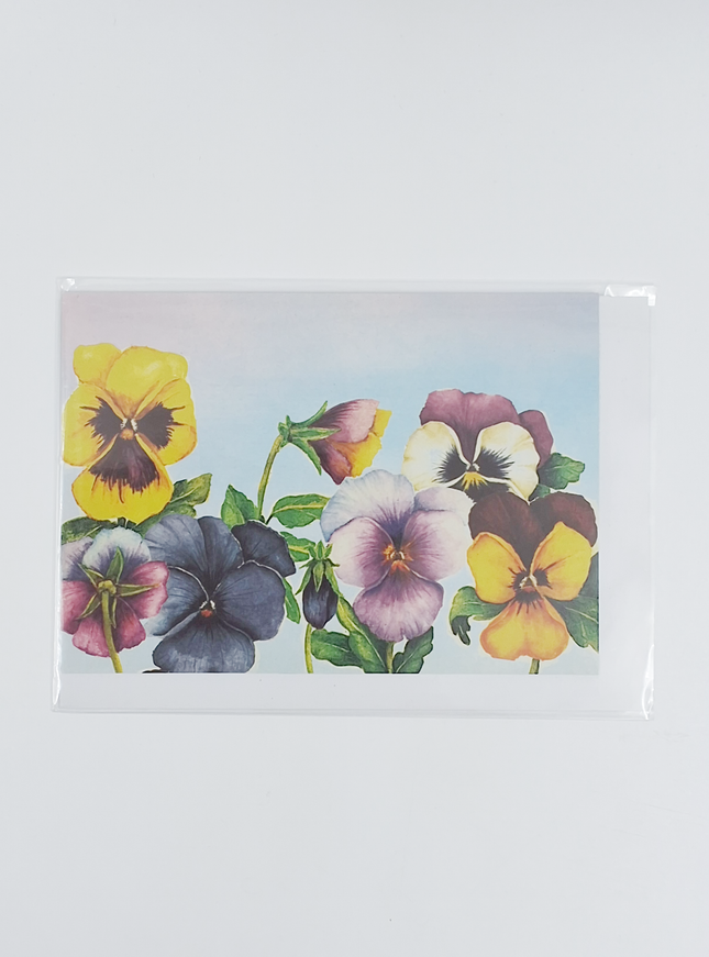 Wenskaart violen Muriël