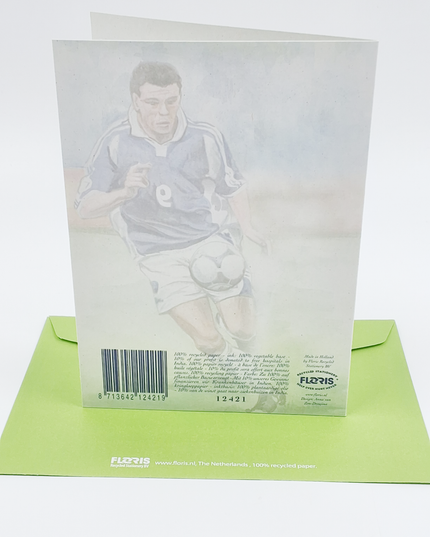 Wenskaart 2 voetballers