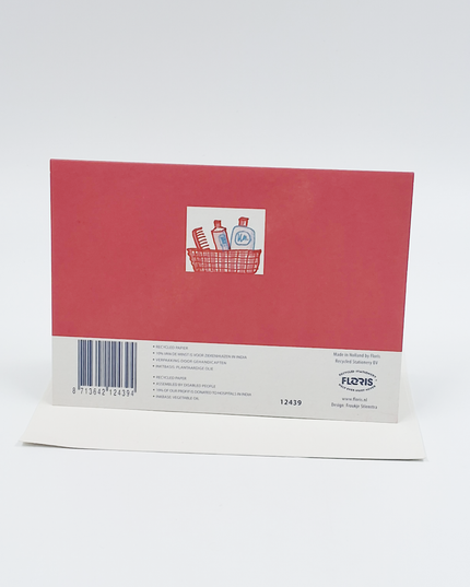 Wenskaart roze dochter geboorte