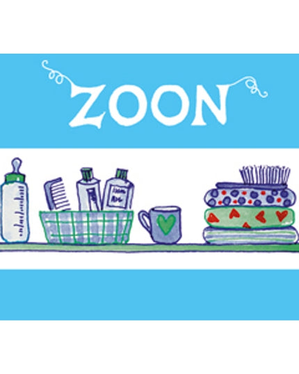 Wenskaart blauw zoon geboorte