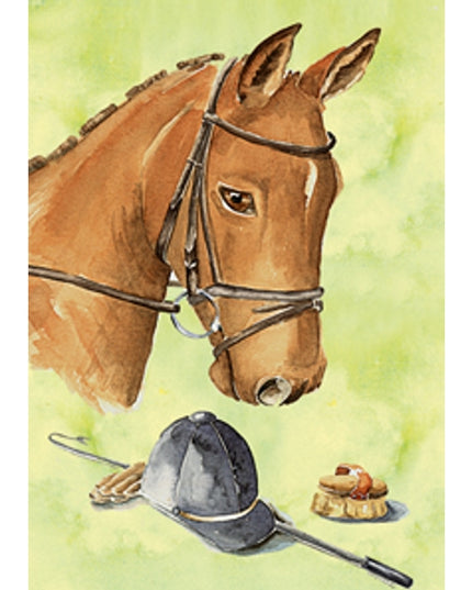 Wenskaart paardehoofd