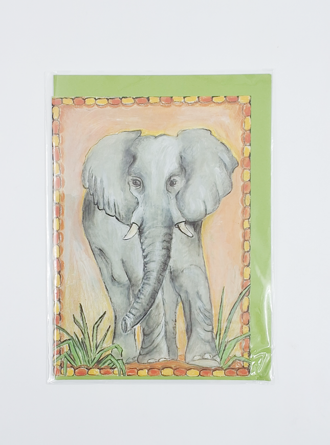 Wenskaart olifant 2