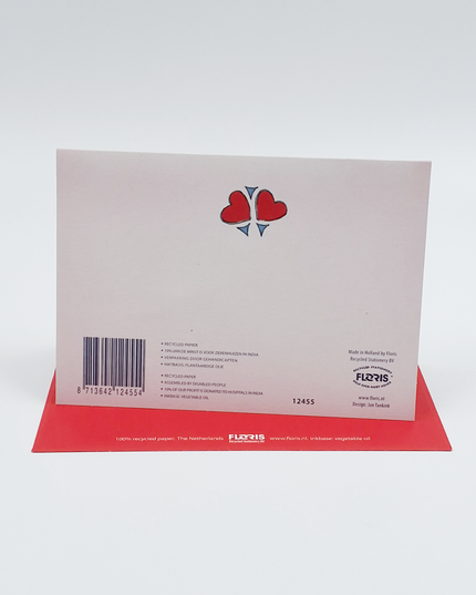 Wenskaart pop girl geboorte