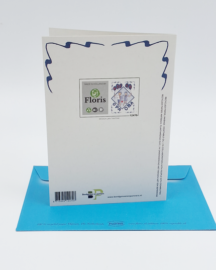 Wenskaart hoera opa oma