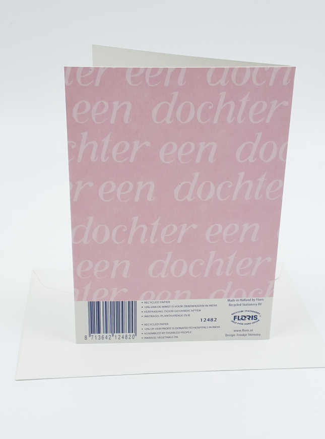 Wenskaart geboorte een dochter