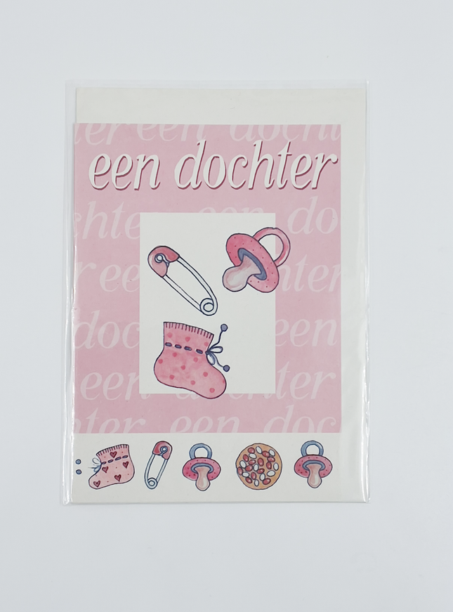 Wenskaart geboorte een dochter