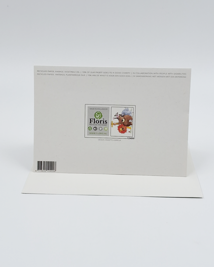 Wenskaart jungle dieren