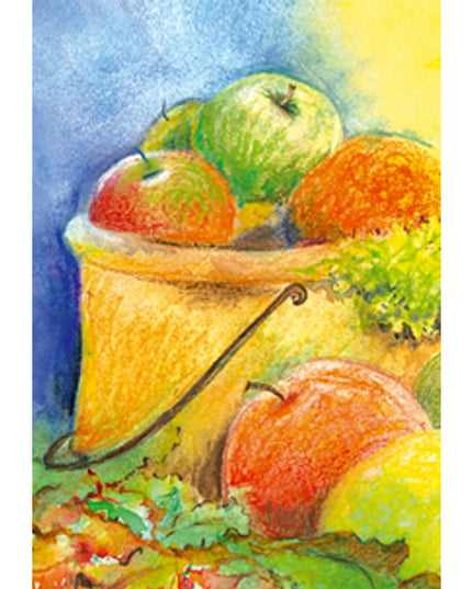 Wenskaart fruitemmer, beterschap