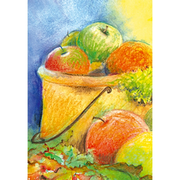 Wenskaart fruitemmer, beterschap