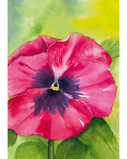 Wenskaart rode viool