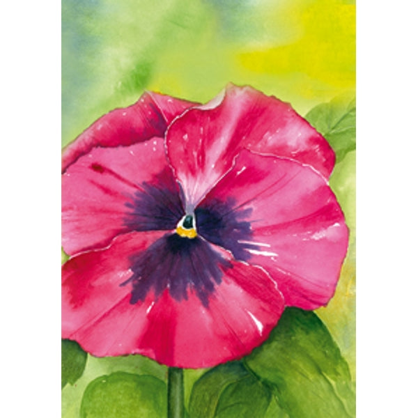 Wenskaart rode viool