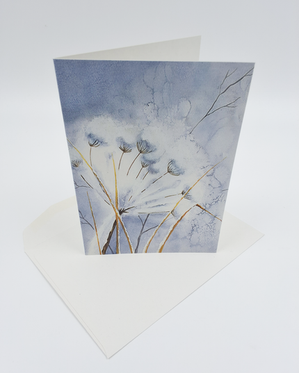 Wenskaart berenklauw sneeuw condoleance