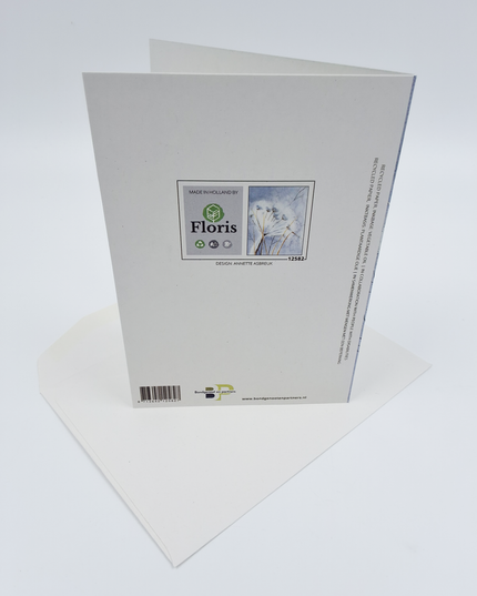 Wenskaart berenklauw sneeuw condoleance