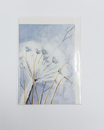 Wenskaart berenklauw sneeuw condoleance