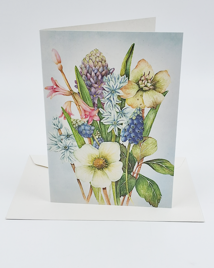 Wenskaart boeket Muriël 1