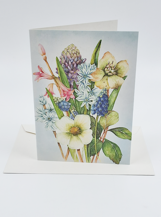 Wenskaart boeket Muriël 1