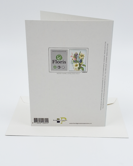 Wenskaart boeket Muriël 1