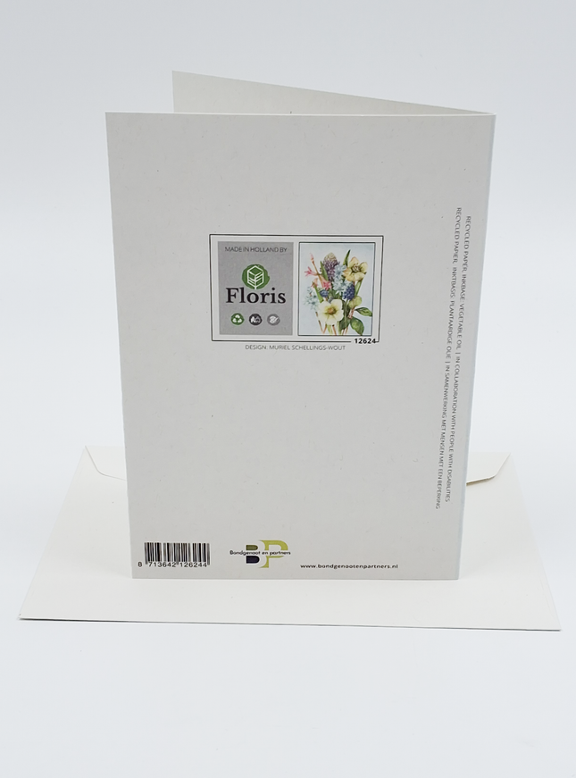 Wenskaart boeket Muriël 1