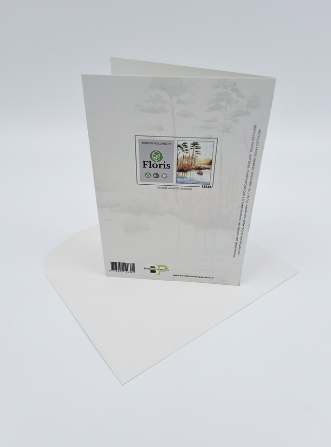 Wenskaart condoleance oever